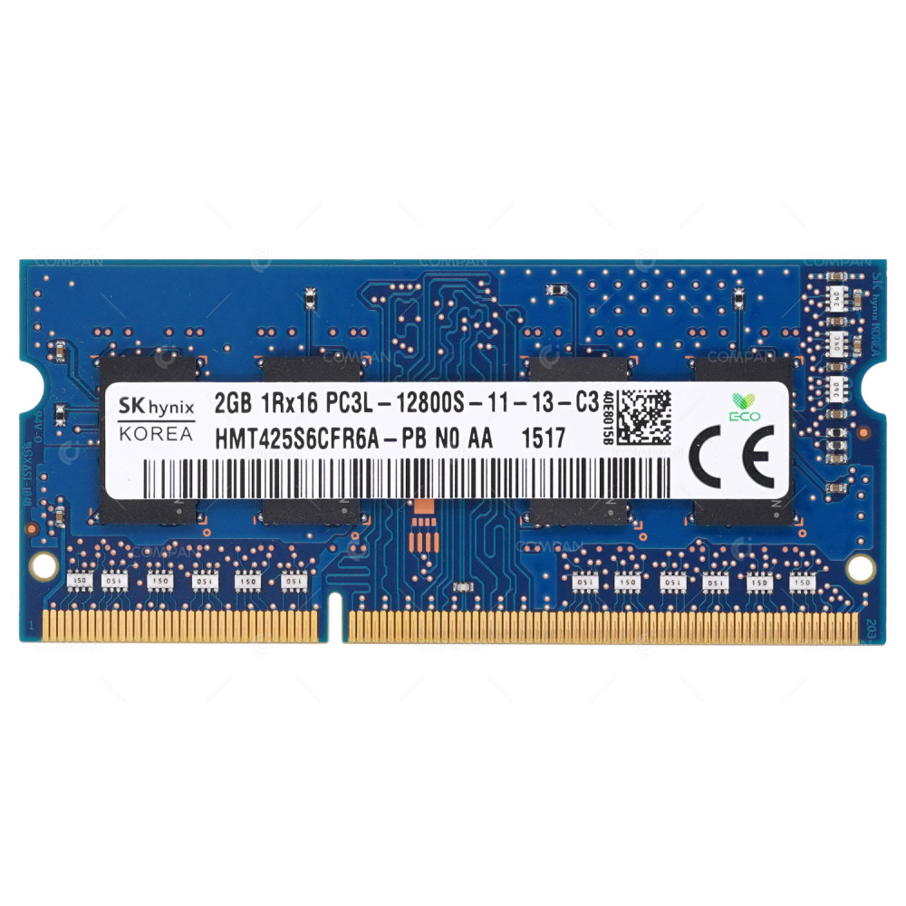 HMT425S6CFR6A-PB  HYNIX MEMORY 2GB 1RX16 PC3L 12800S DDR3L 1600S